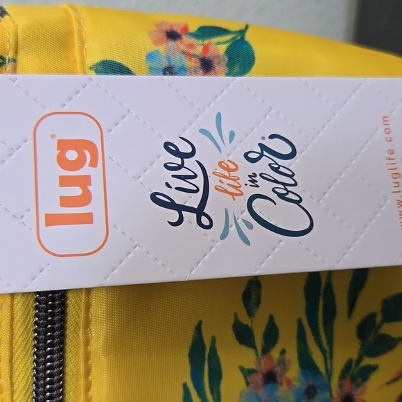 NWT Lug Flare 2 Crossbody Bag In Yellow Floral - Picture 8 of 8